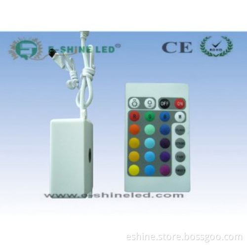 LED controller with 24 buttons RGB RF 24V Plastic